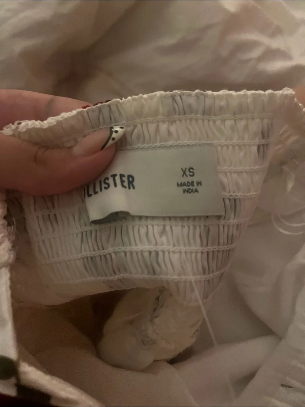 Hollister strapless top